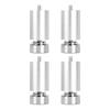 4x Sofa Legs Alloy Adjustable Heavy Duty Table Feet M10 Metal Furniture Legs for Bathroom Dining Table Wardrobes Couch Sofas
