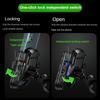 Motorcycle Phone Holder One-Touch Auto Quick Lock Bike Phone Mount ATV Bicycle Scooter Phone Holder with Aluminum Handlebar Base