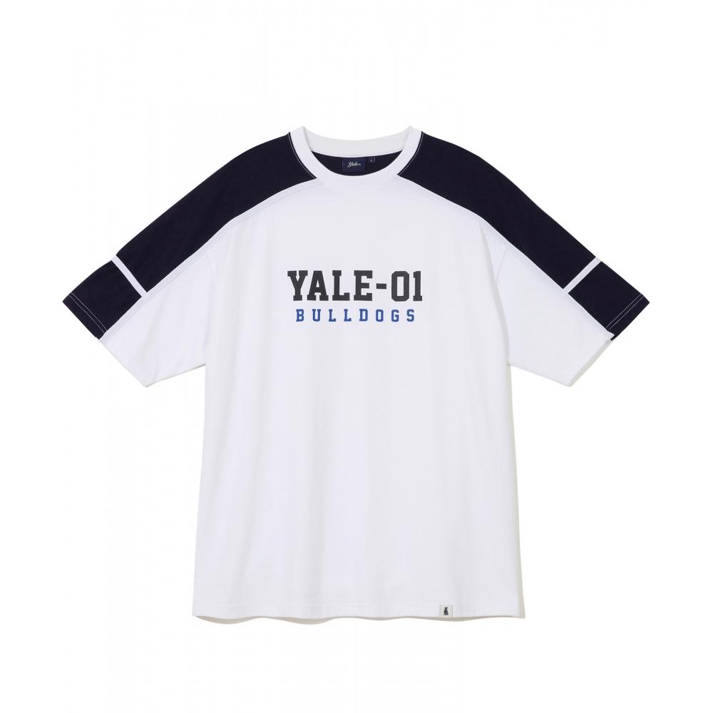 

ФУТБОЛКА YALE 01 BULLDOGS COLOR TAPE БЕЛАЯ
