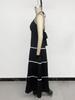 100% Kleidung Sexy Urlaubs-Lagenlook V-Ausschnitt Neckholder Kleid 2026