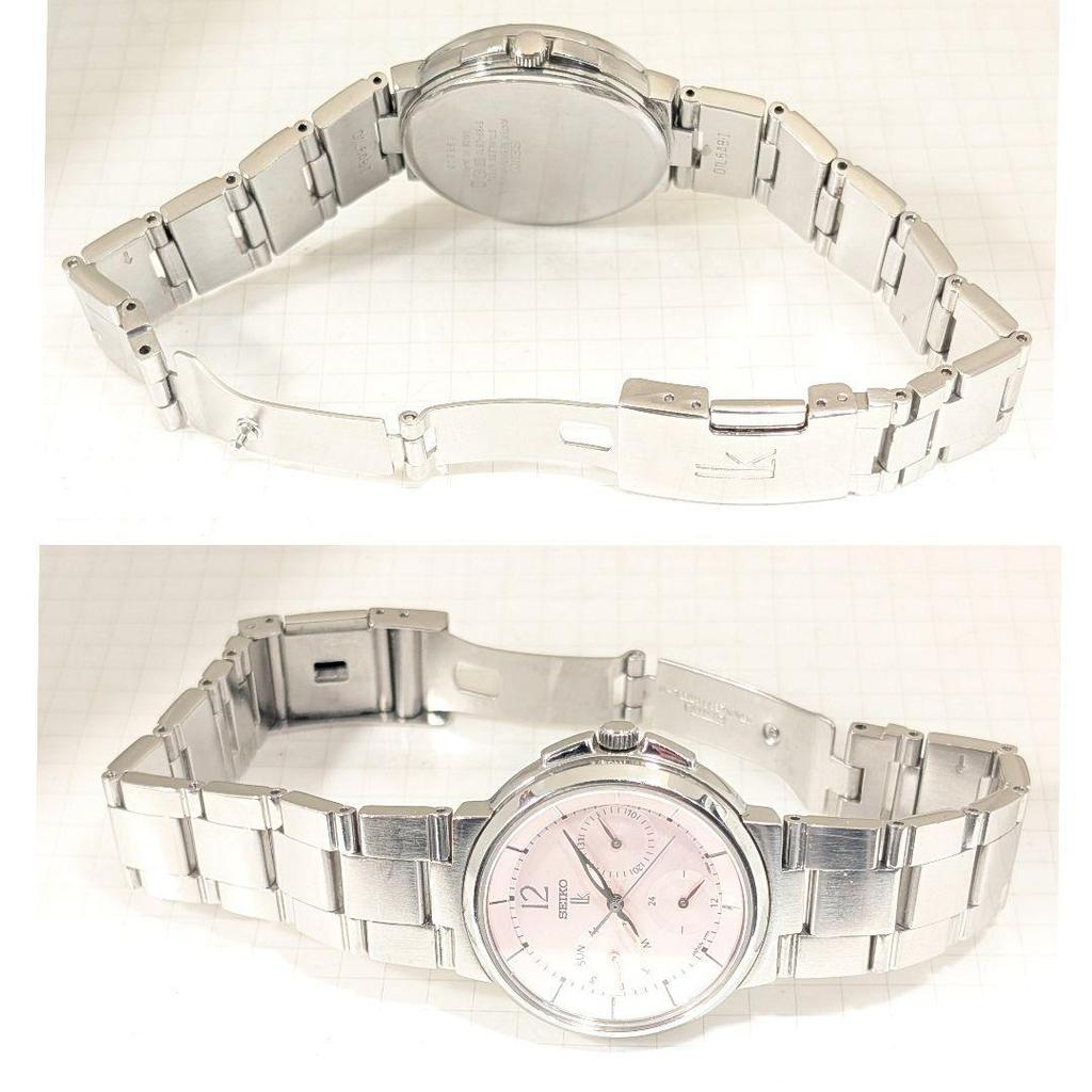 Used SEIKO LUKIA Ladies Battery Replaced Working Condition S-26