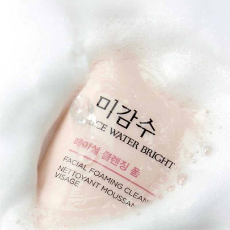 The Face Shop Rice Water Bright Facial Cleansing Foam 150ml (3-Pack)