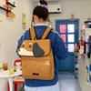 Schoolbag Japanese college style puppy backpack female student cartoon schoolbag original niche unpopular non-collision travel backpack