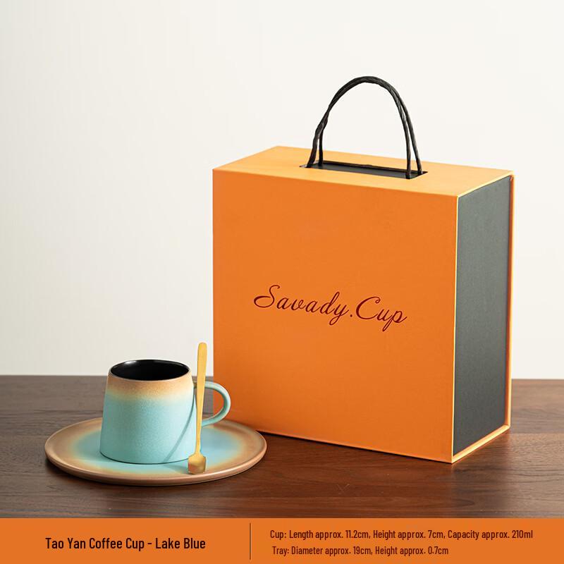 OLOEY Bone Porcelain Car Mug with Rope