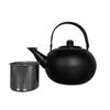 Stainsless Steel Teapots with Infuser Short Spouts Coffee Kettles