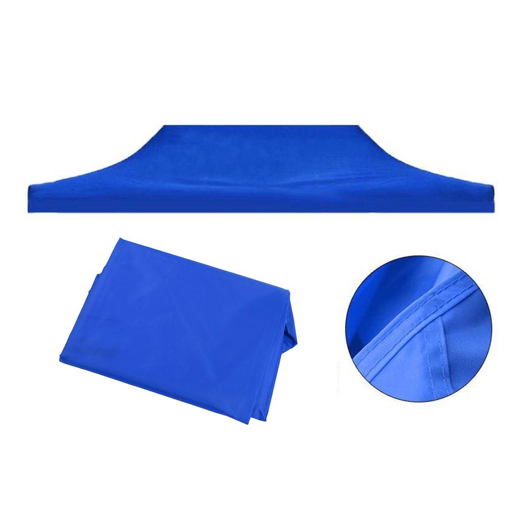 Canopy Replacement Top 4 Corner Sunshade Tent Cover Roof for Outdoor Landscape Advertising Exhibition Umbrella 1.9x2.9m
