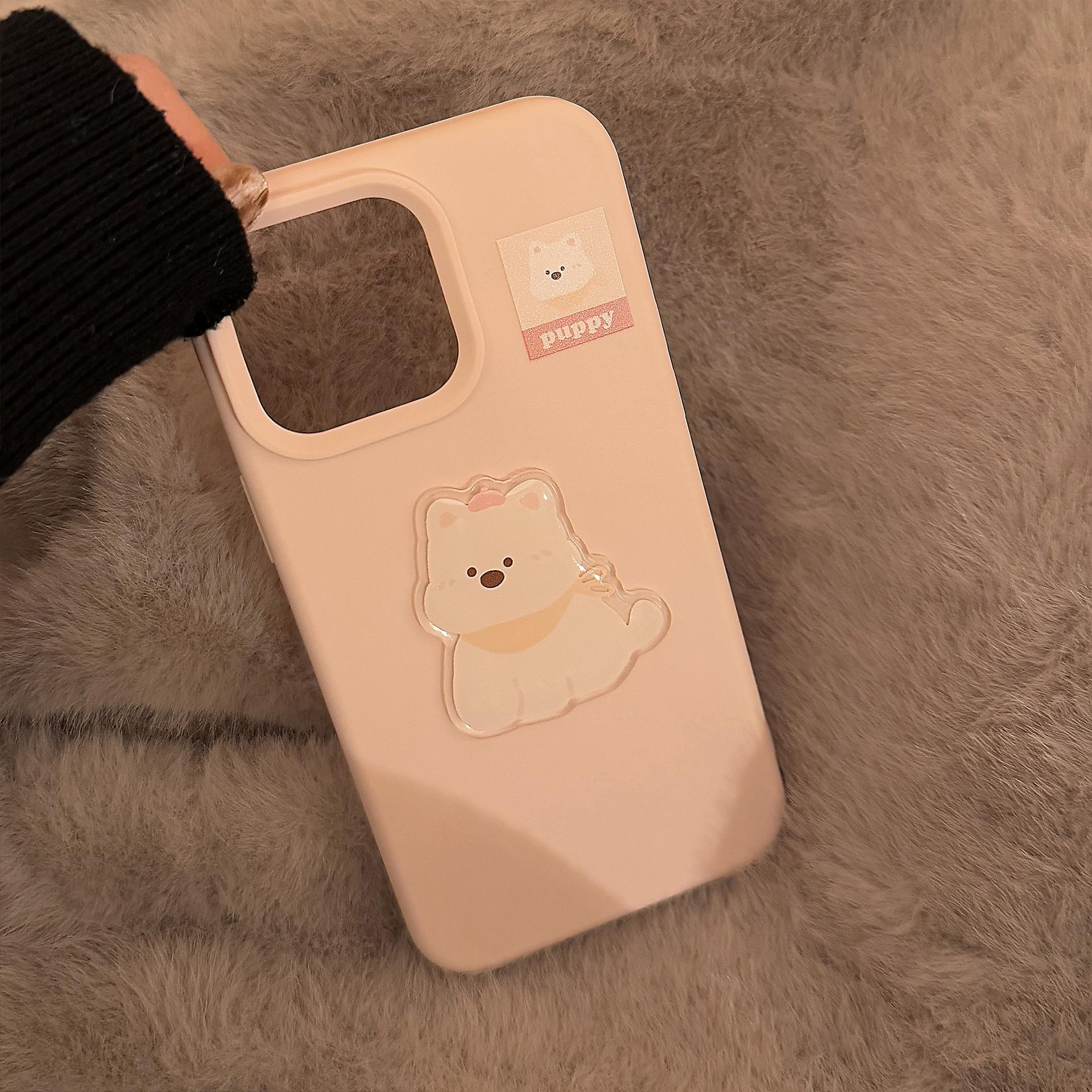 

Милий 3D Тварина 17promax для IPhone 16 Чохол для телефону для IPhone 14 для 13 Нішевий Мультяшний 12 М який 14