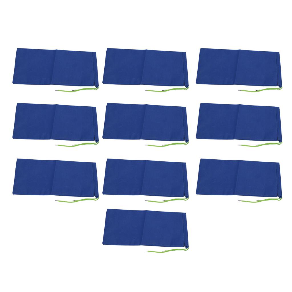 10 Pezzi Barriere Anti-Alluvione Attivate dall'Acqua Sacchi di Sabbia Prevenzione Alluvioni con Coulisse per Cancello Garage Cantina
