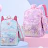 Large Capacity Nylon School Backpack For Grades 3-6 Cute Anime Cartoon Print