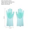 Rubber Dishwashing Gloves Household Dishwashing Gloves Kitchen Dish-scrubbing Gloves Multi-functional Vegetable-washing Gloves