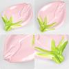 Leaf Shaped Design Soap Drainage Rack Light Luxury Style Draining Soap Holder  Kitchen Sink