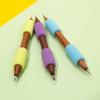 Wooden Handle Pottery Texture Carving Tools Stainless Steel Needle Double-ended Ceramic Texture Scraper Comfortable Grip