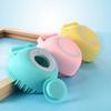 Silikon Şampuan Banyo Fırçası Masaj Tarak Bakım Scrubber Fırça Banyo Aksesuarları Bebek Çocuk Silikon Vücut Scrubber