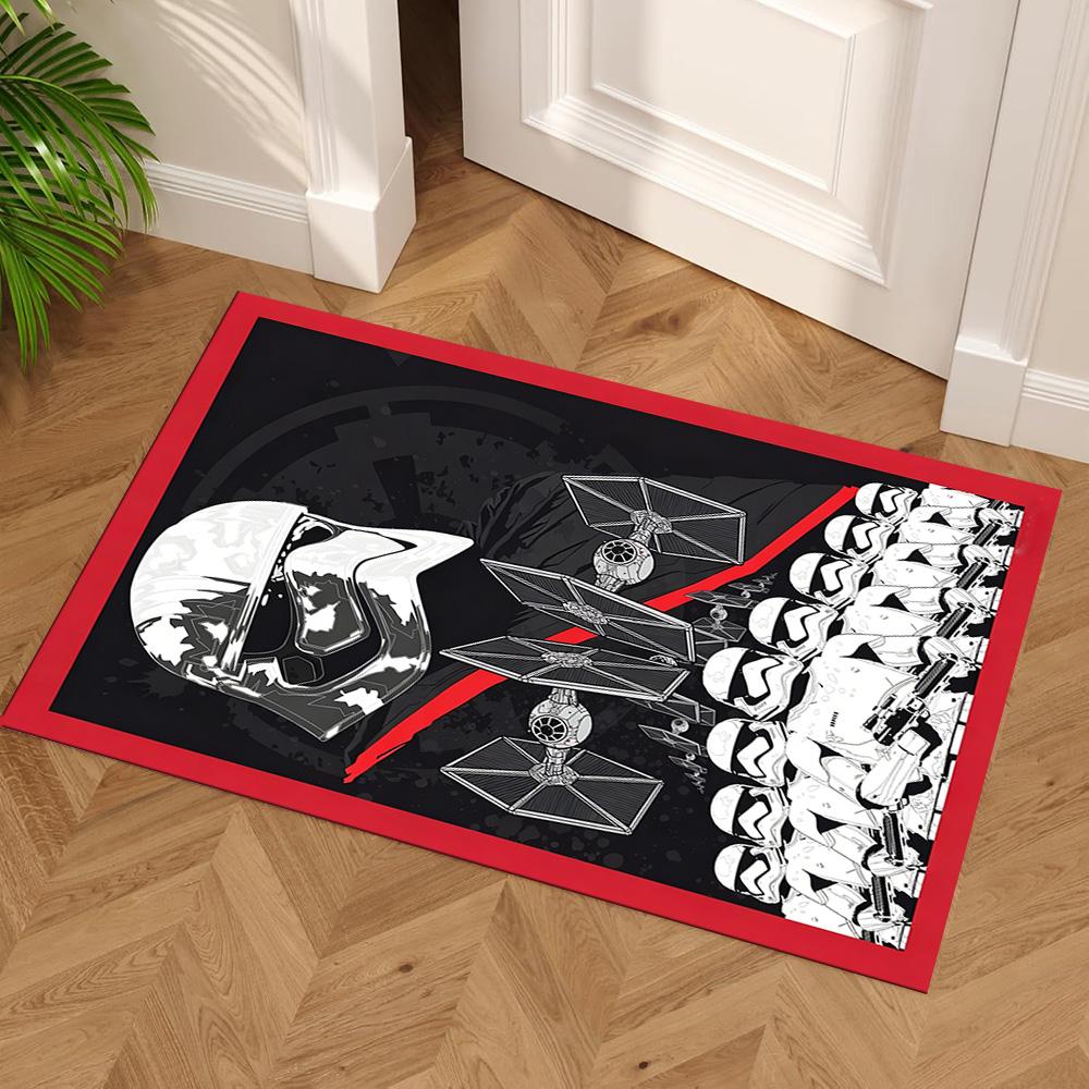 Star Wars Carpet Perfect for Outdoor Decorate Room Bedrooms Entryway Antislip Carpet Decorate Offices Perfect Gift for Women Men