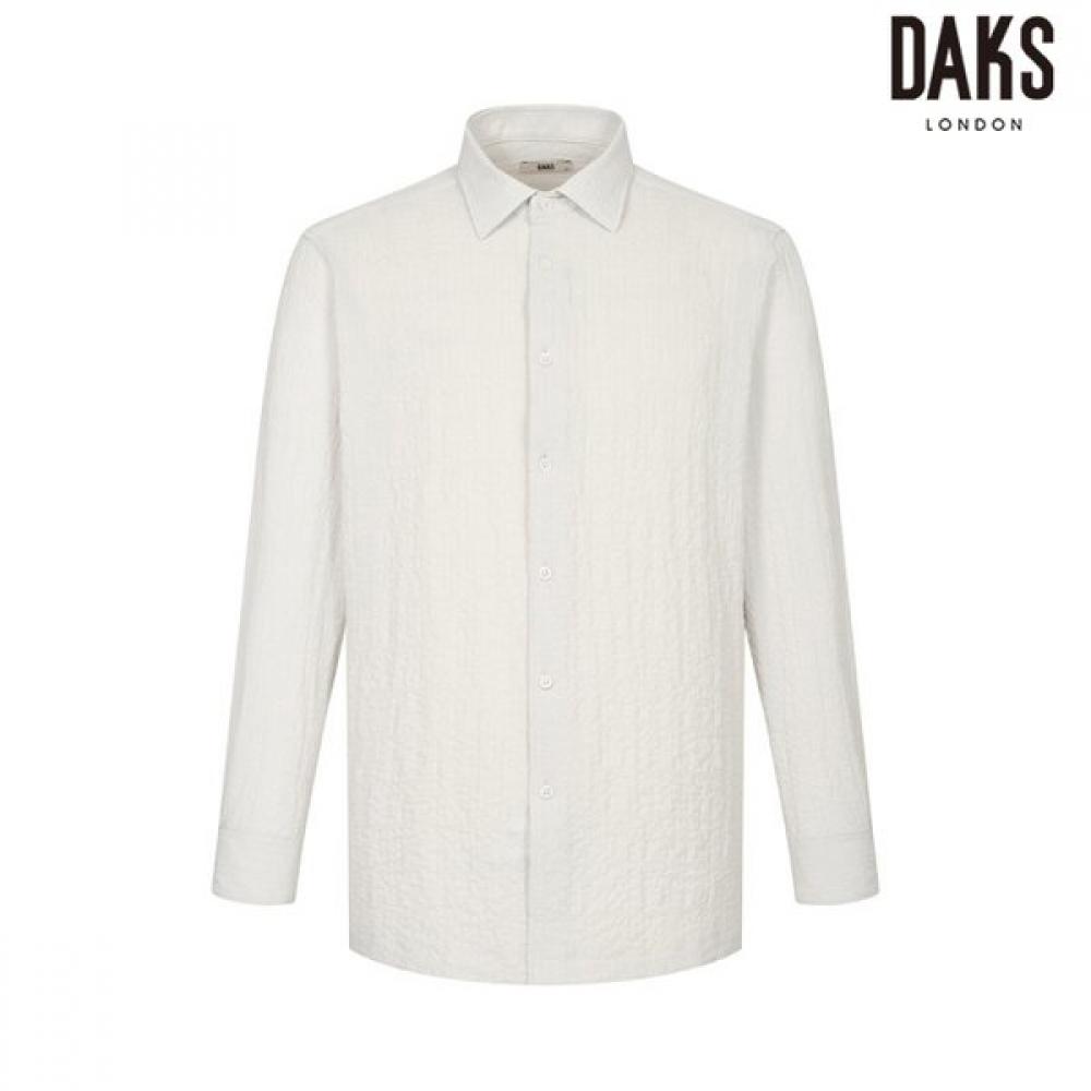DakS Men S No Care Stretch Solid Regular Fit caSual Shirt dmS1Shcl750i1 Ivory/95
