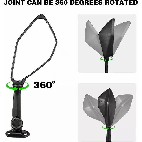 Motorcycle Rear View Mirror for Kawasaki Ninja 250 250SL 300 ZX6R H2R 2013-2016 NINJA 400 650 1000 2017-2020 Moto RearView
