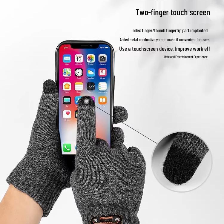 New Arrival: Fleece-Lined Touchscreen Cotton Gloves - Warm & Thick for Cold Weather Riding