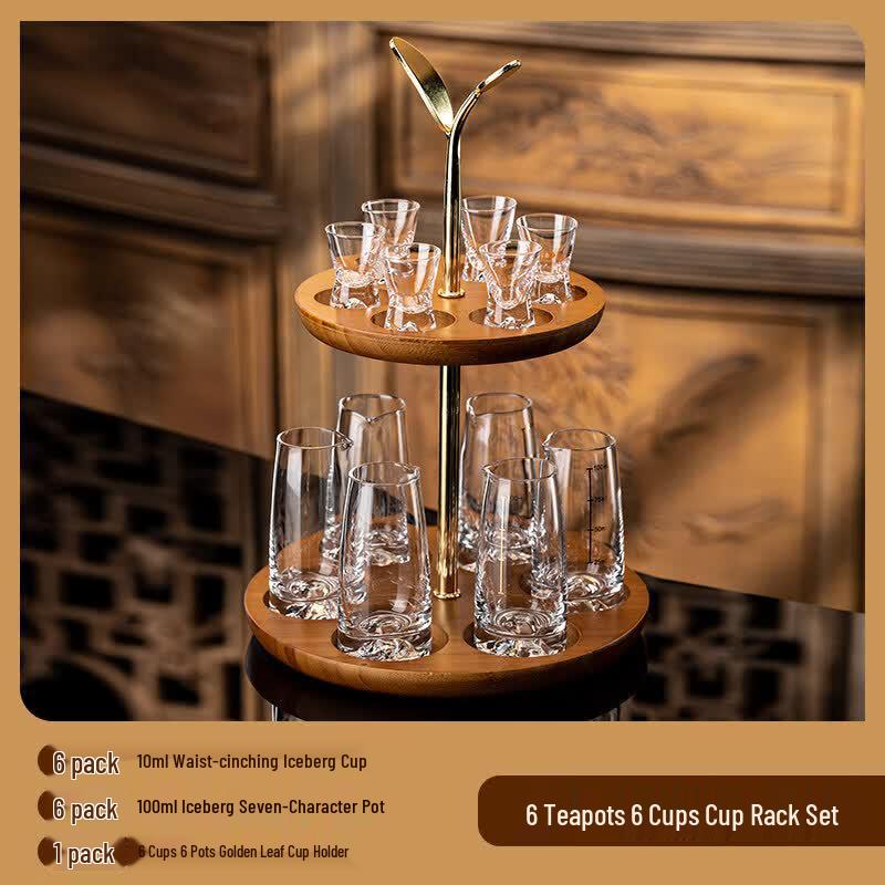 Youluo Crystal Iceberg Shot Glass Set