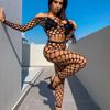 Sex Women'S Bodystocking Hot Hollow Out Sexy Lingerie Fat Plus Size Full Bodysuit Erotic Woman Open Crotch Underwear Clothing
