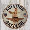 Vintage Aviation Gasoline Metal Poster, Retro Aircraft Fuel Wall Art Home Decor, Man Cave Garage Sign, Unique Gift