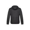 Emporio Armani EA7 FW20 Solid Color Zip-Up Hooded Lightweight Regular Fit Long Sleeve Down Jacket Men Jackets Black 8NPB07PNE1Z1200