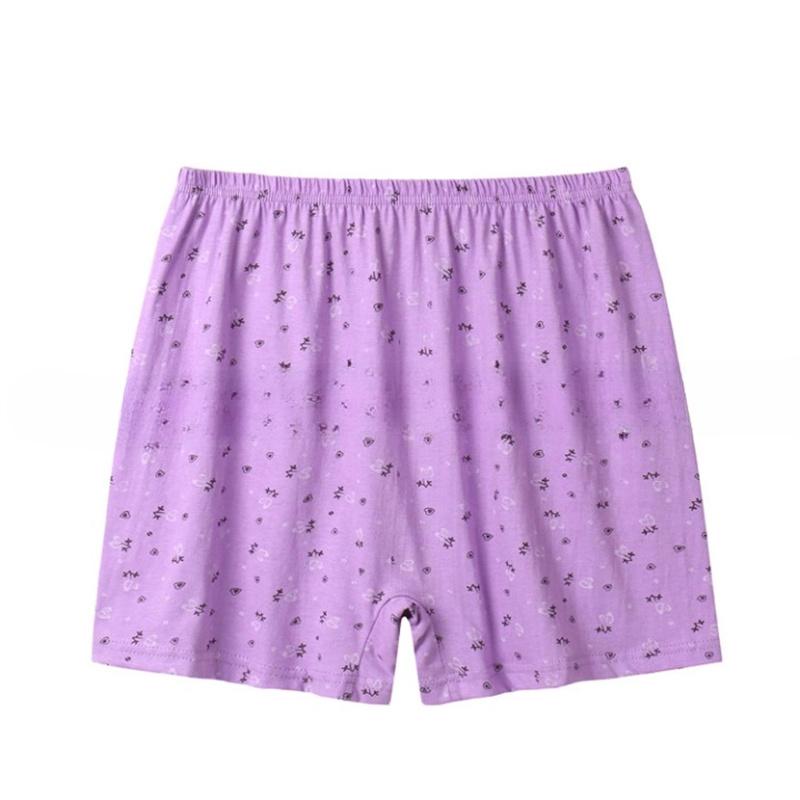 Large size Boxer Women Cotton Panties High Waist Underpants Women's shorts Loose Underwear Middleaged Boxers XL XXL 3XL 4XL 5XL