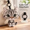 Plush Doll Bag Pendant Cartoon Design Car Key Ring New Cat Plush Doll Keychain  Gifts