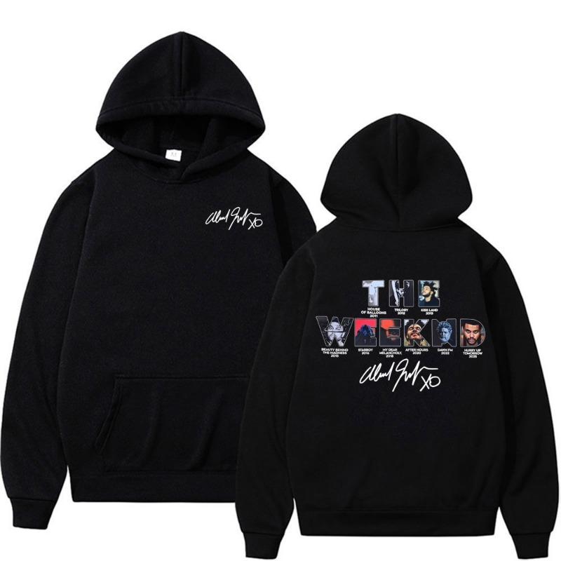 Rapper The Weeknd Grafické mikiny s motivem alba Pánské Dámské Módní Hip Hop Pop Music Mikina Vesta Komfortní Mikina Mikiny