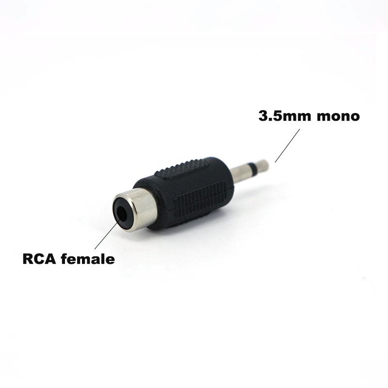 2pcs 3.5mm To RCA AV Adapter Cable 3.5mm Jack To 2 RCA Audio Video Converter Splitter Male/Female Cord for TV Speaker Car Audio