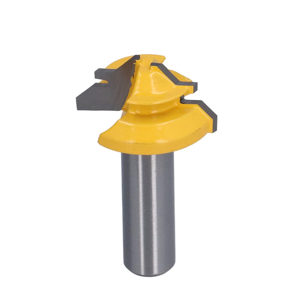 1Celsius2in Shank Router Bit 45 degrees  Woodworking Milling Cutter for Cabinet Door Drawer CNC Hand Tool