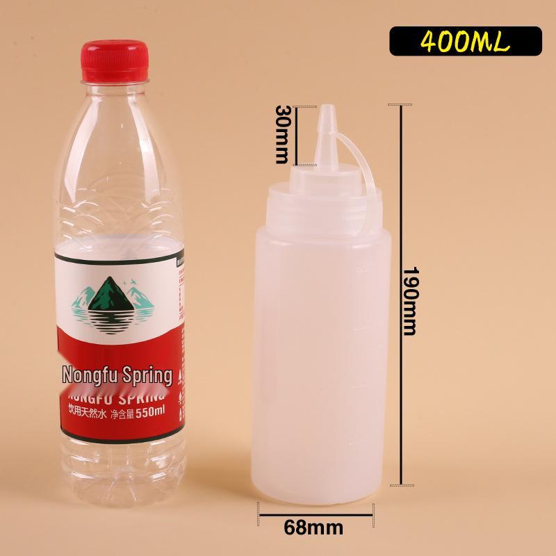 Thick Plastic Food-Grade Squeeze Bottle for Salad and Tomato Sauce