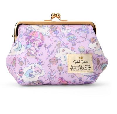 Sanrio Little Twin Stars Liberty Fabrics Clasp Pouch NEW Sanrio Characters