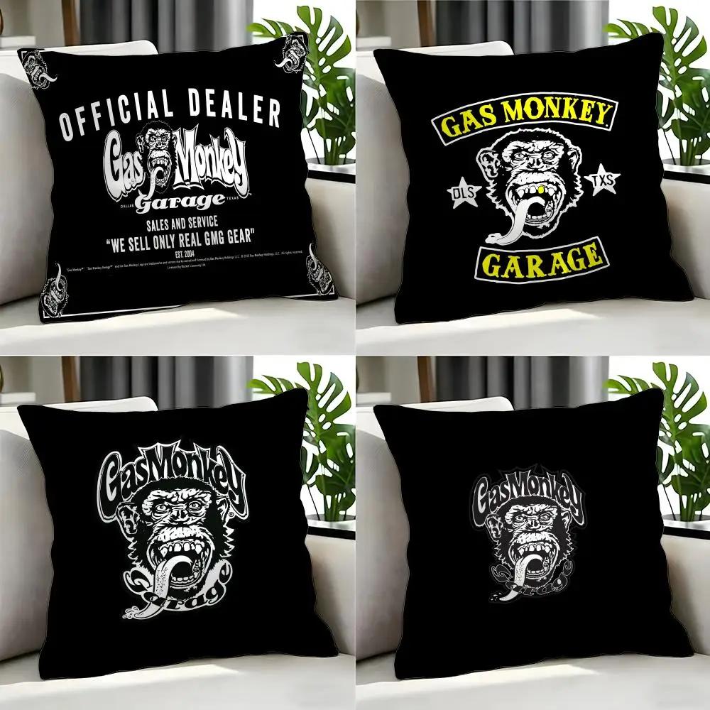 Brand GGas Monkey Garageed Cushion Cover Cushion Cover Set Pcs x x x Pillowcase Decorative Sofa Home Decor