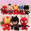 Urocza Pluszowa Lalka Superbohaterów Avengers z Postaciami Spidermana Kapitana Ameryki Iron Mana