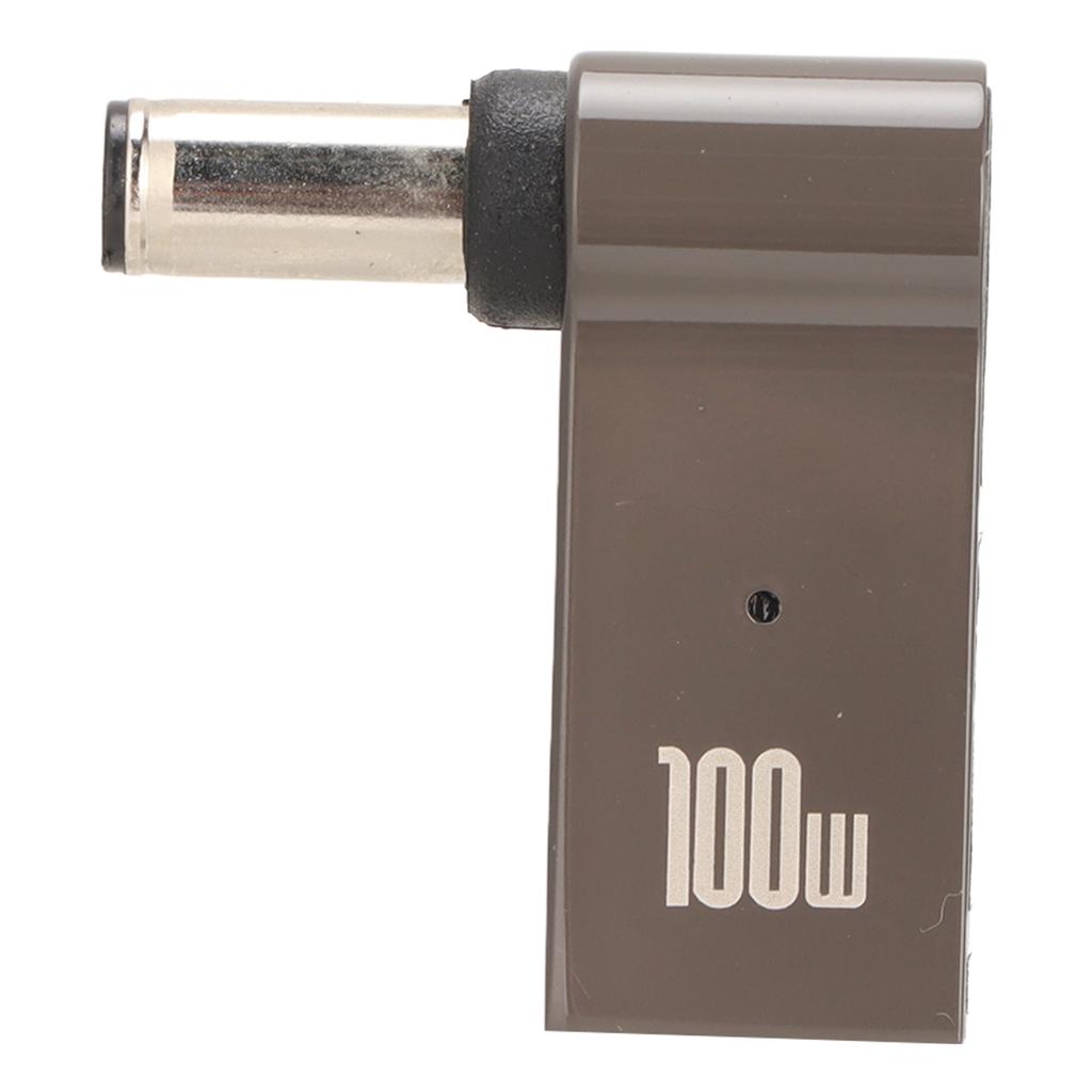 TYPE C Female USB To DC Adapter PD Fast Charging Chip Elbow Design Compact Portable 100W Notebook Power Adapter