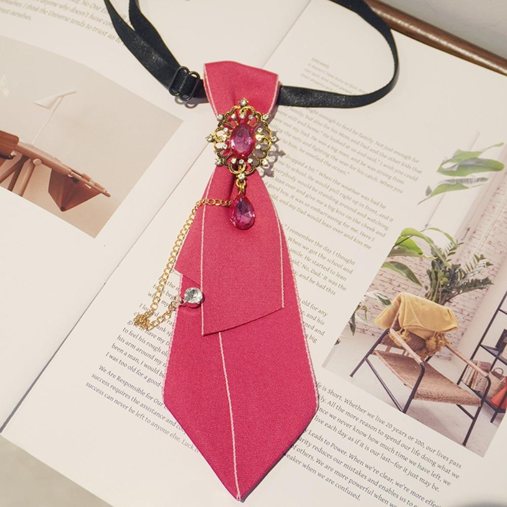 Geometric Bow Tie Choker Pre-tied Tie Clothing Decoration Shirt Tie  Uniform Decoration Style 9