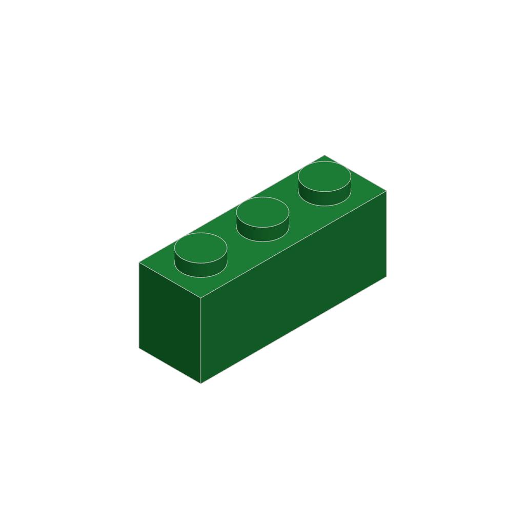 50g/42ks 3622 1x3 Stavebnice Moc Základní příslušenství Kompatibilní s Brick DIY Dětská hračka Sestavení Dárková krabička