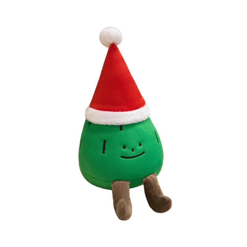 Simulation Christmas Hat Small Pine Doll Plush Toy Fun Small Tree Christmas Tree Doll Doll Ornament