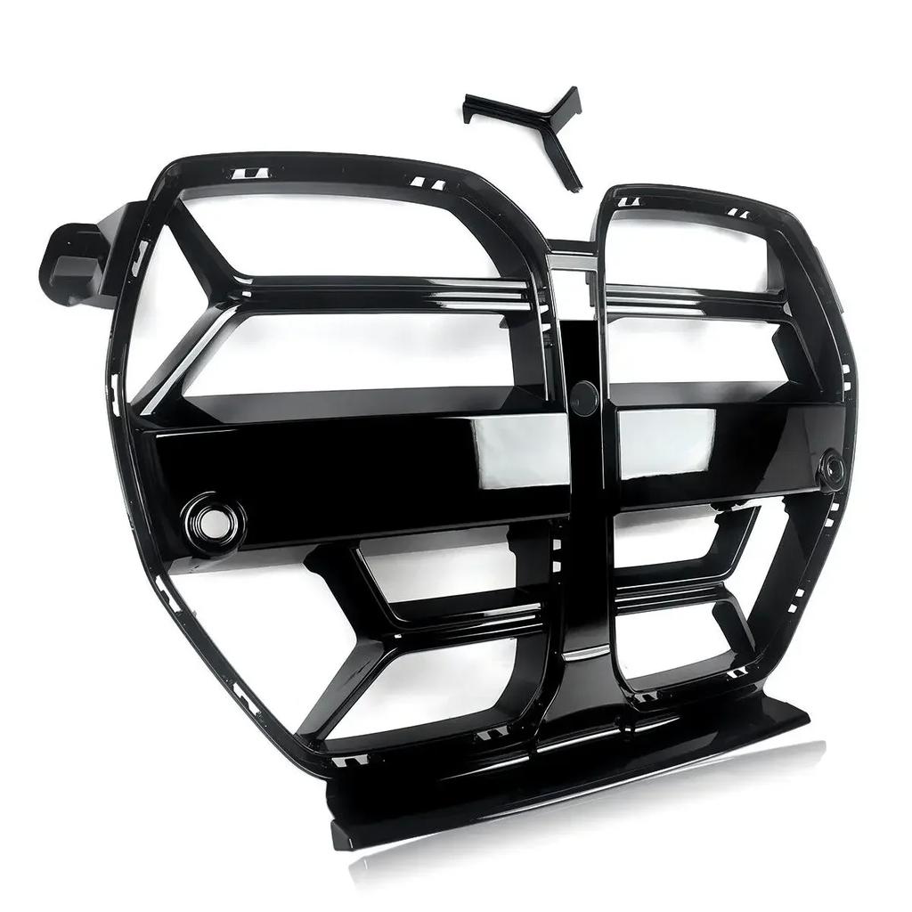 Gloss Black CSL STYLE Front Kidney Grille ABS For BMW G80 M3 G82 G83 M4 2020+ QCYZR1