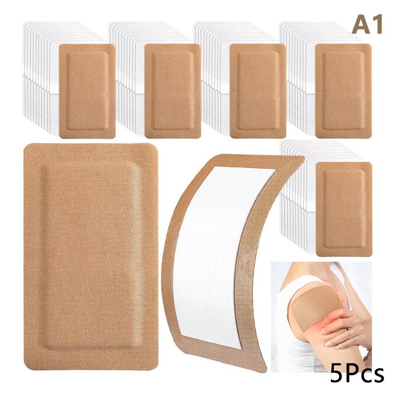 

5 шт. большого размера эластичная нетканая медицинская клейкая повязка на рану, помощь при больших ранах, инструменты для ухода за кожей