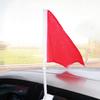 15Pcs Car Window Flagpoles Compact Clip Designed Flag Holders Vehicle Flag Racks Removable Strong Outdoor Travel Supplies