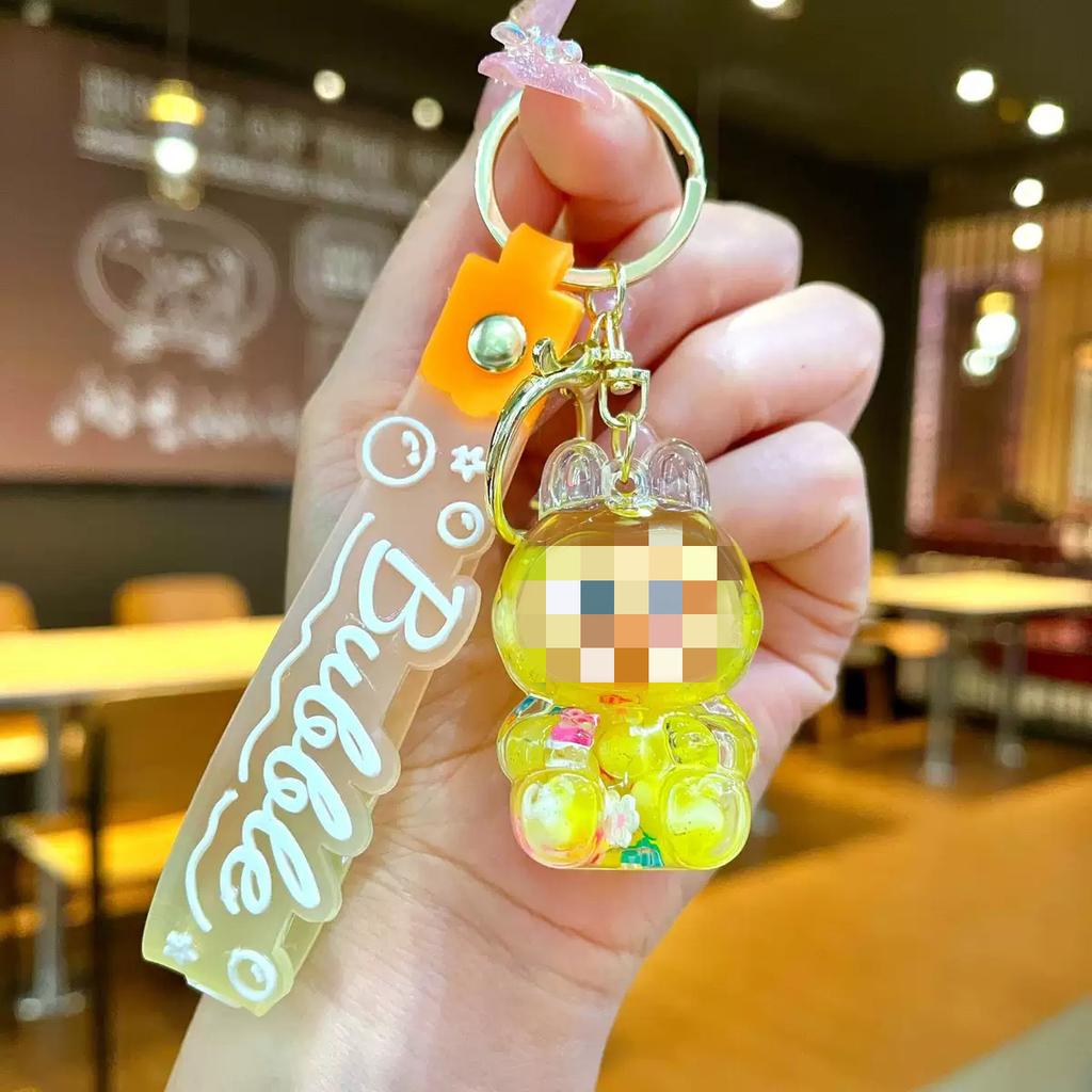 Quicksand Keychain Cute Doll Blind Box Ornament Bag Pendant Key Chain