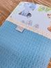 Blanket / waffle blanket 75x100 Little Boy wild animals deep blue