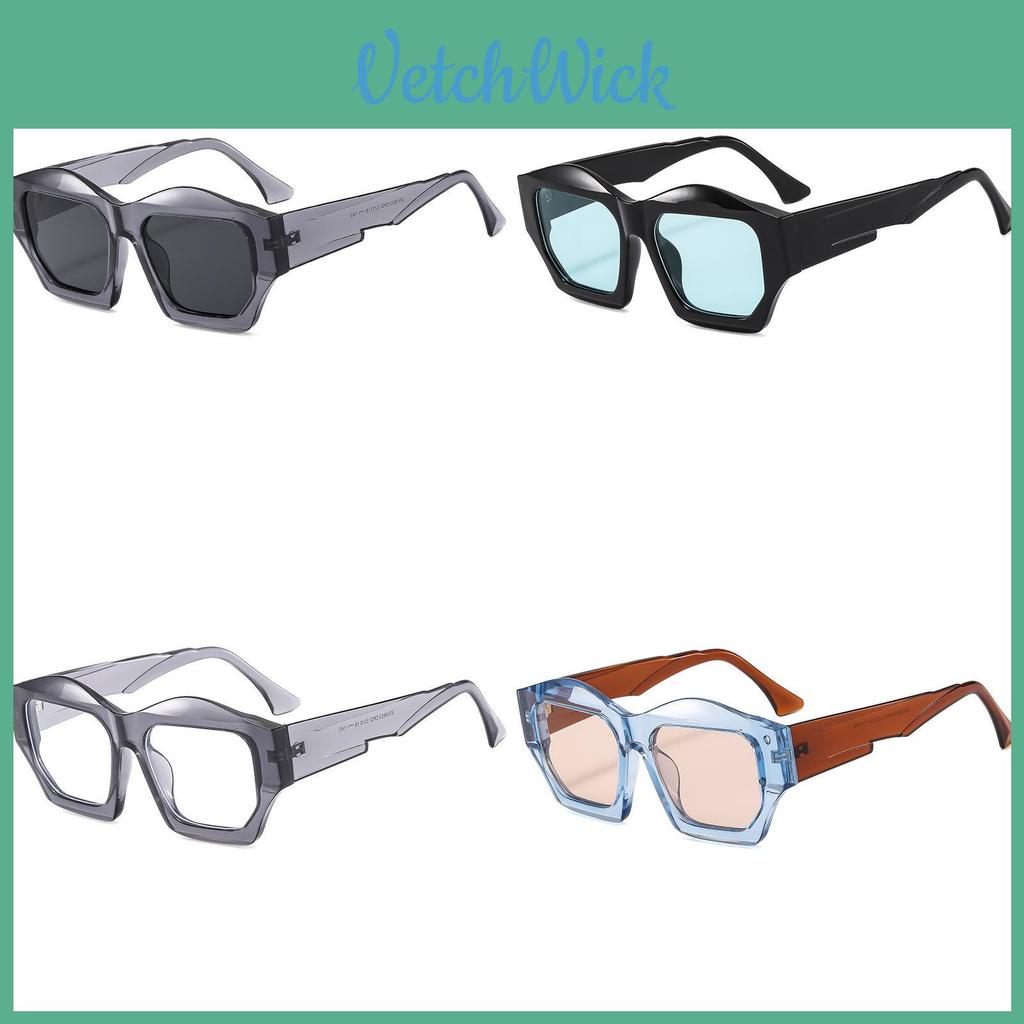Geometric Hexagon Sunglasses With Uv400 Protection For Summer Travel And Parties