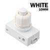 Electrical Pressure Switch for Lamps with Builtin Installation Rated 250V 2A Compatible with White or Black Cable Connections