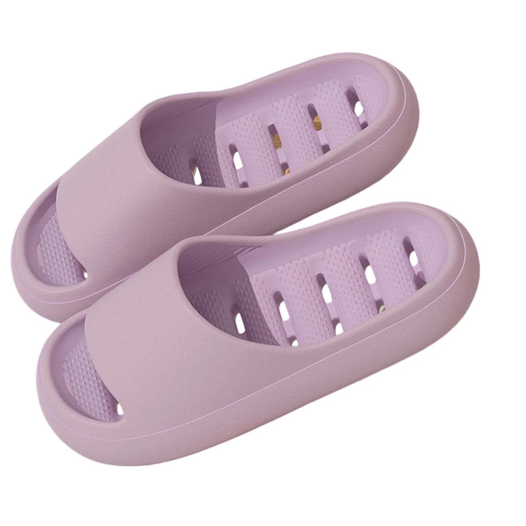 Summer Home Bathroom Hollow EVA Slide Sandals Anti Slip Indoor Outdoor Lightweight Shower Slippers Comfortable Footwear for Men and Women