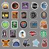 50 Unique Quirky Decorative Stickers: Waterproof for Cars, Luggage, Skateboards, Guitars