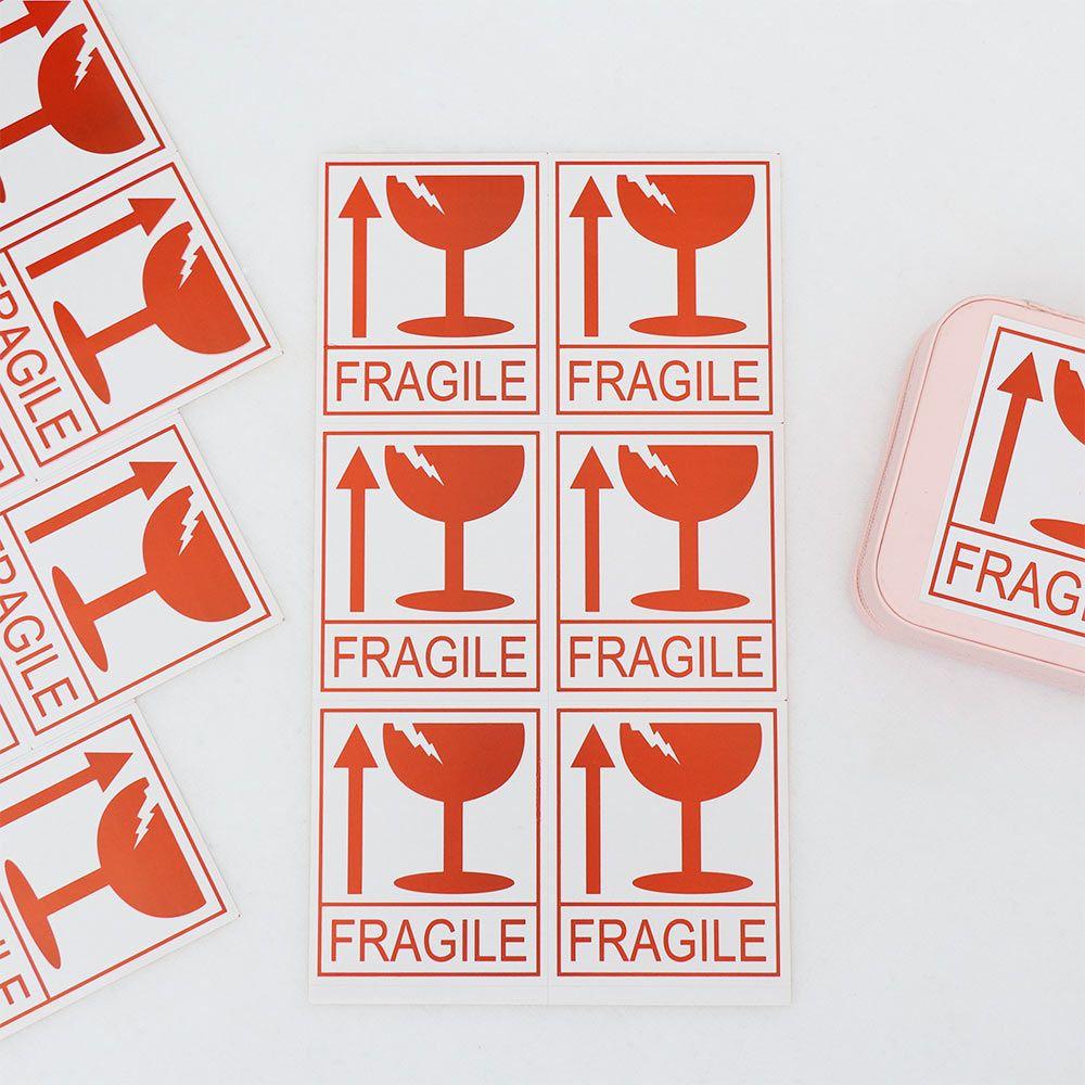 Hazard Sign Office Special Tag Shipping Express Label Fragile Warning Sticker Handle With Care Keep