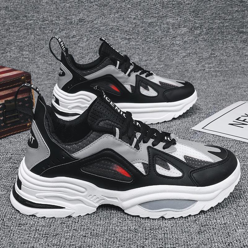 

Мода 2024 года, мужские летние повседневные кроссовки для бега, новые мужские кроссовки, модная дизайнерская обувь на платформе, тренировочная обувь для тенниса на открытом воздухе для мужчин 44 чёрный