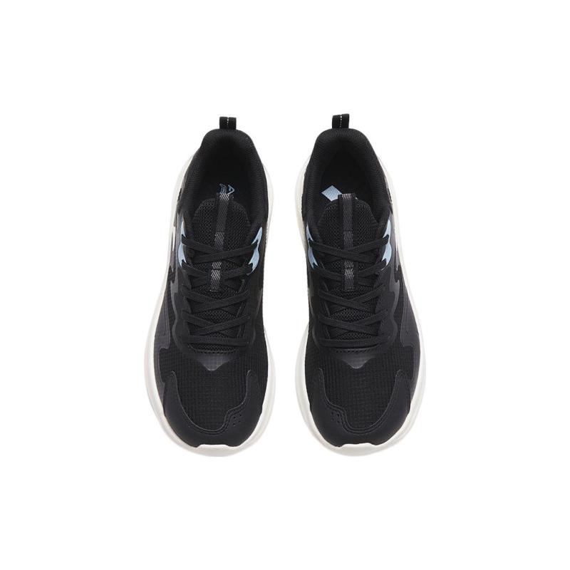 Anta Walk Slip Resistant, Abrasion Resistant, Breathable Low Top Running Shoes Women's Black Blue Sneakers 922315573-2
